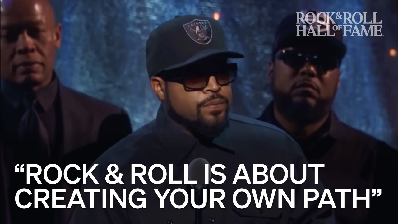 Ice Cube of N.W.A's Rock & Roll Hall of Fame Acceptance Speech | 2016 Induction