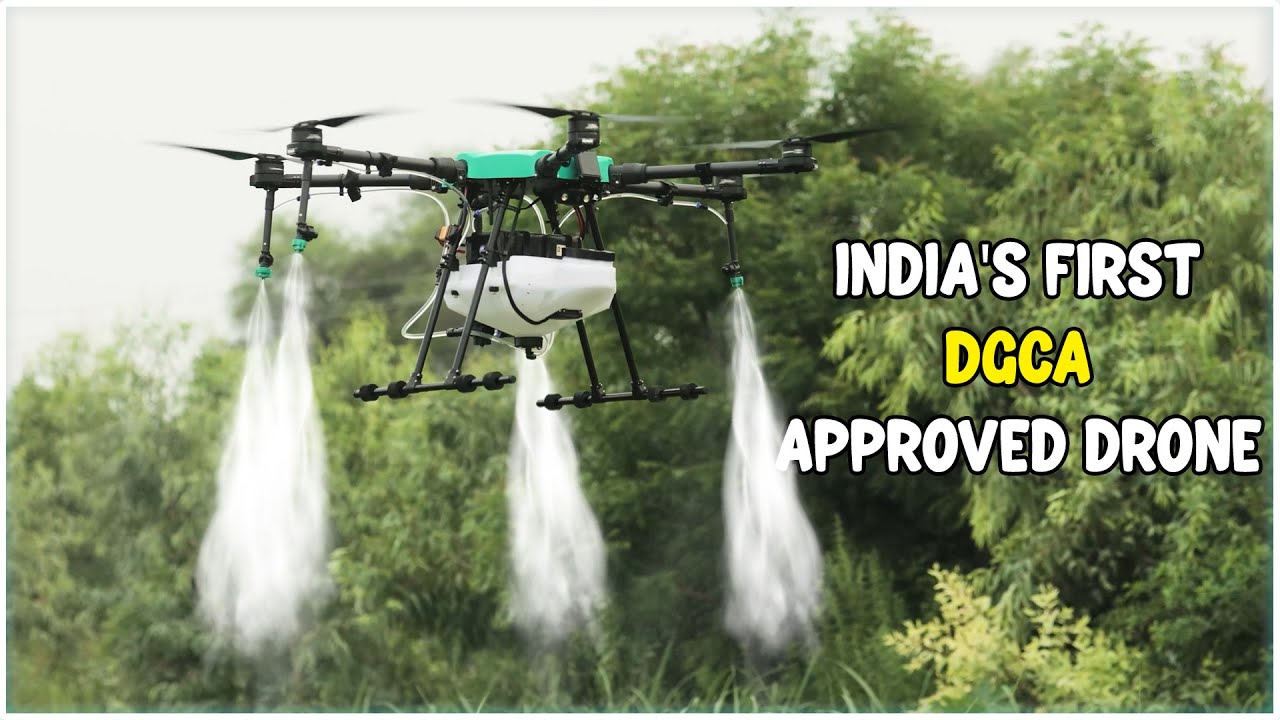 India's first DGCA Approved Agriculture Spray Drone - IoTech Agribot