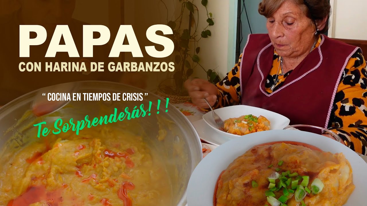 PAPAS CON HARINA DE GARBANZOS !!! Lo tenia guardado!!!