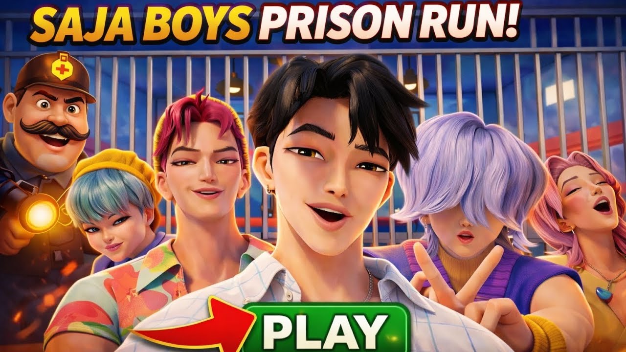 SAJA BOYS PRISON RUN! Can I Escape?! 👀