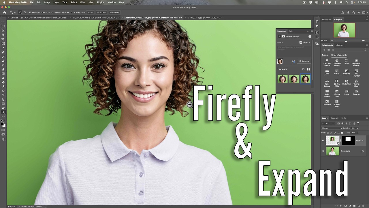 All About the NEW Generative Model in Photoshop