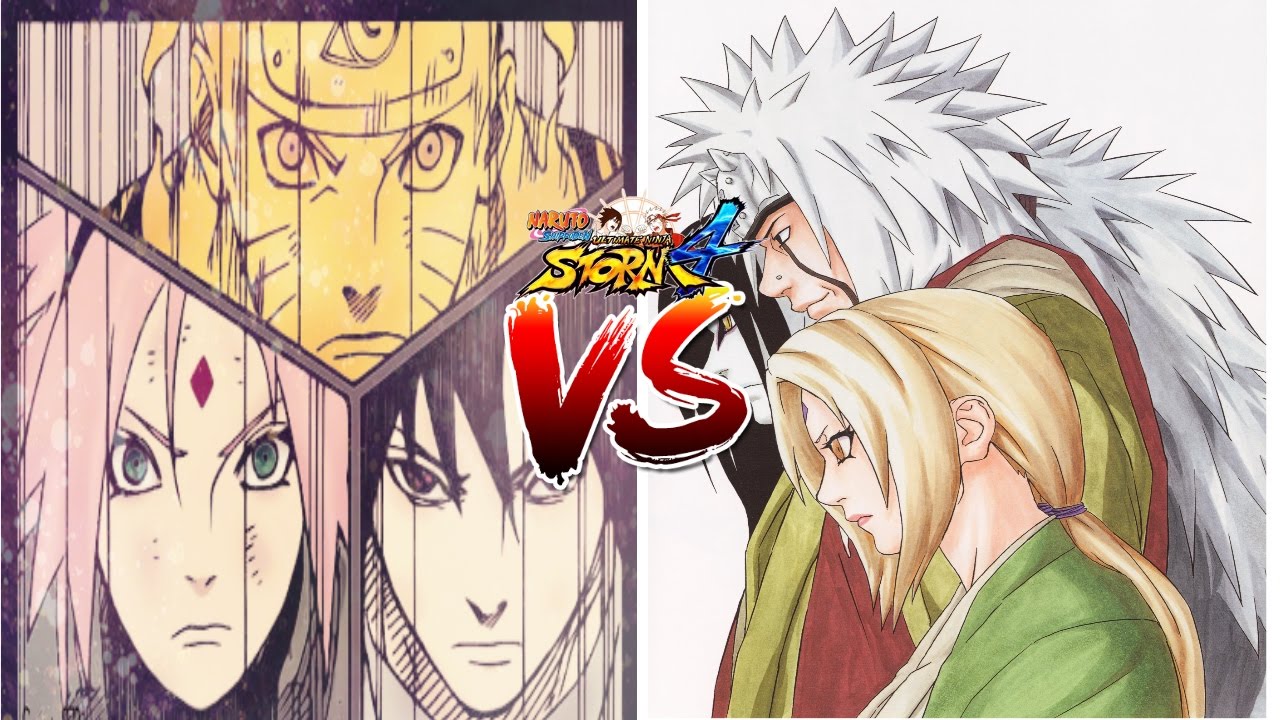 [Surpass The Masters] Team7 VS The Legendary Sannin Naruto Shippuden Ultimate Ninja Storm 4