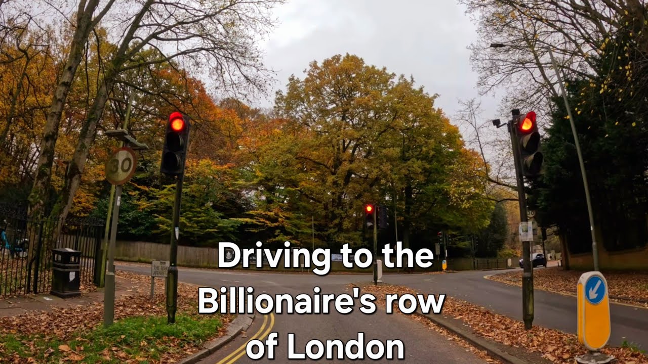 Bishops Avenue, London | Londons billionaires | ultra rich | London drive | Driving in London