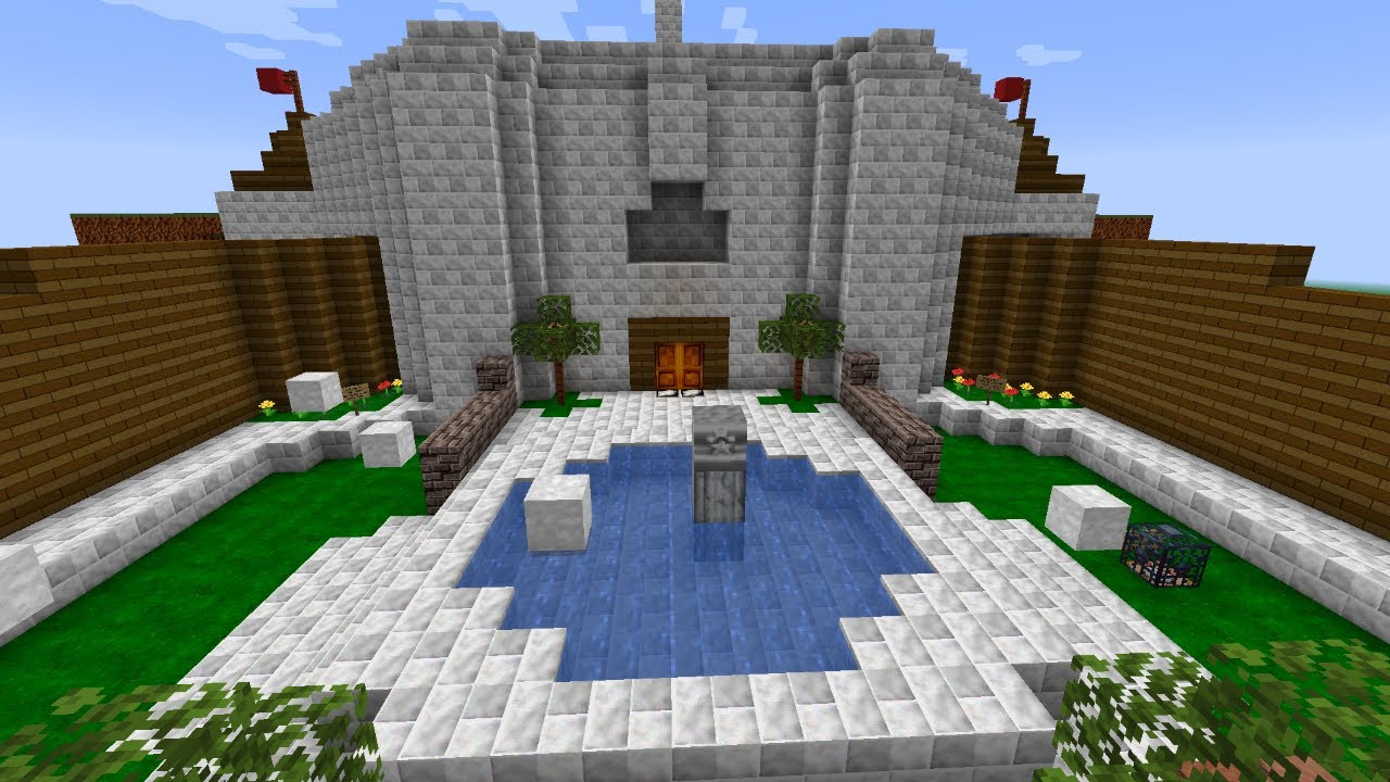 Super Mario 64 MINECRAFT Map | Episode 6: Castle Courtyard, Basement and Top Floor