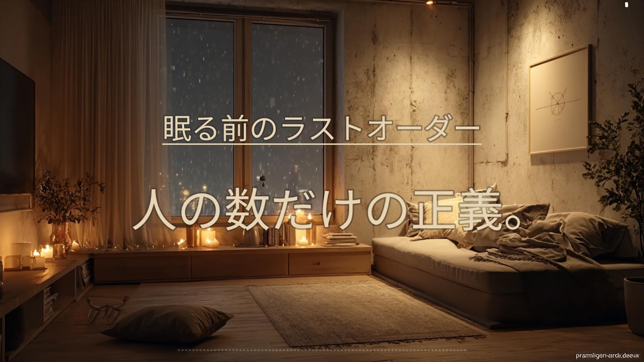 【夜の癒しBGM】眠る前のラストオーダー、人の数だけの正義。｜There are as many kinds of justice as there are people–Guitar LoFi