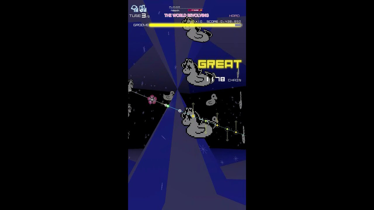 THE WORLD REVOLVING [HARD] FULL CHAIN 【GROOVE COASTER 4EX】