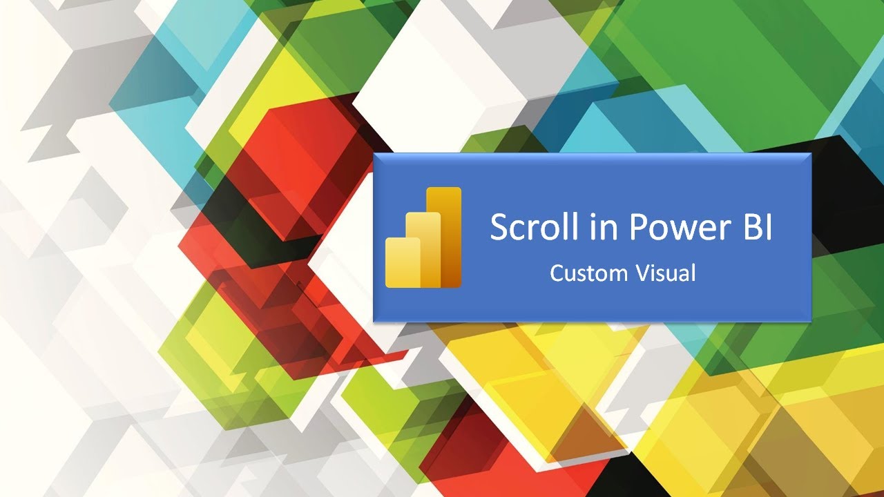Scroll in Power BI | Scroll Custom Visual | Power BI Custom Visuals - Scroller |