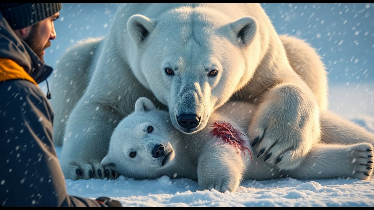 This Polar Bear Mother Did the Unthinkable to Save Her Cub