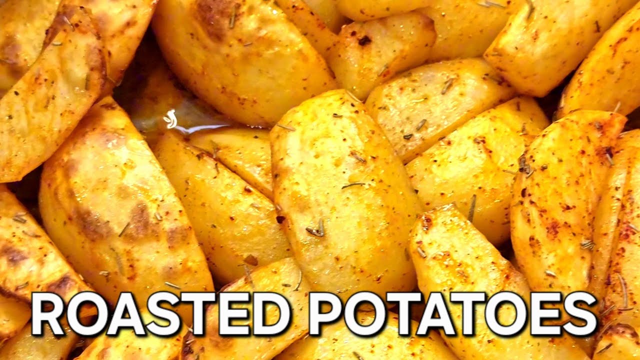 Crispy Oven Roasted Potatoes with Rosemary & Garlic | Perfect Side Dish Every Time 