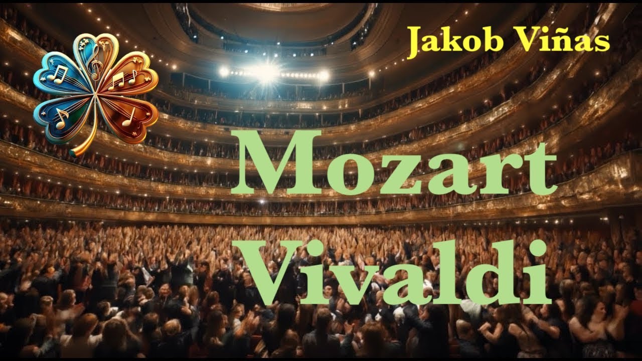 Life concert at Auditorio Nacional (Madrid) Spain , Jakob Viñas, conductor and José Fraguas, violin