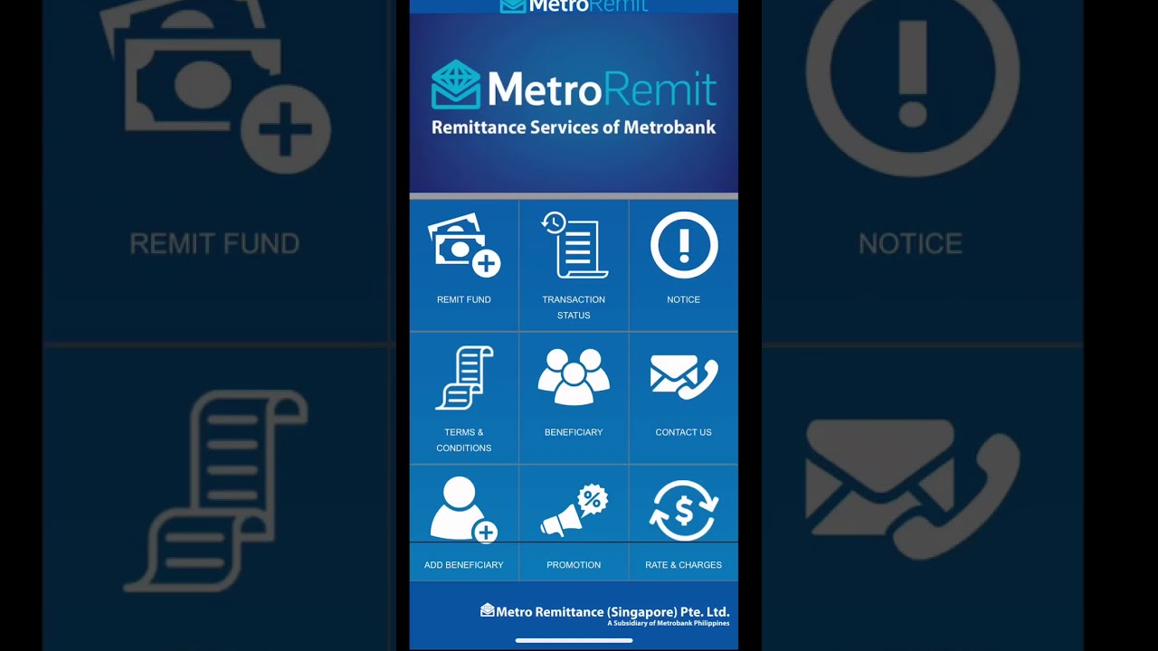 HOW TO REMIT MONEY THROUGH THE METROREMIT APP- Online Remittance