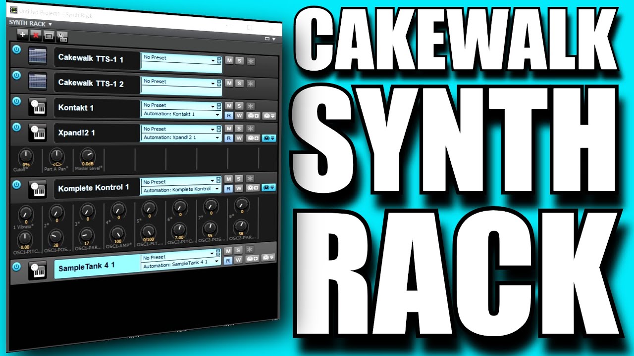 Cakewalk Synth Rack