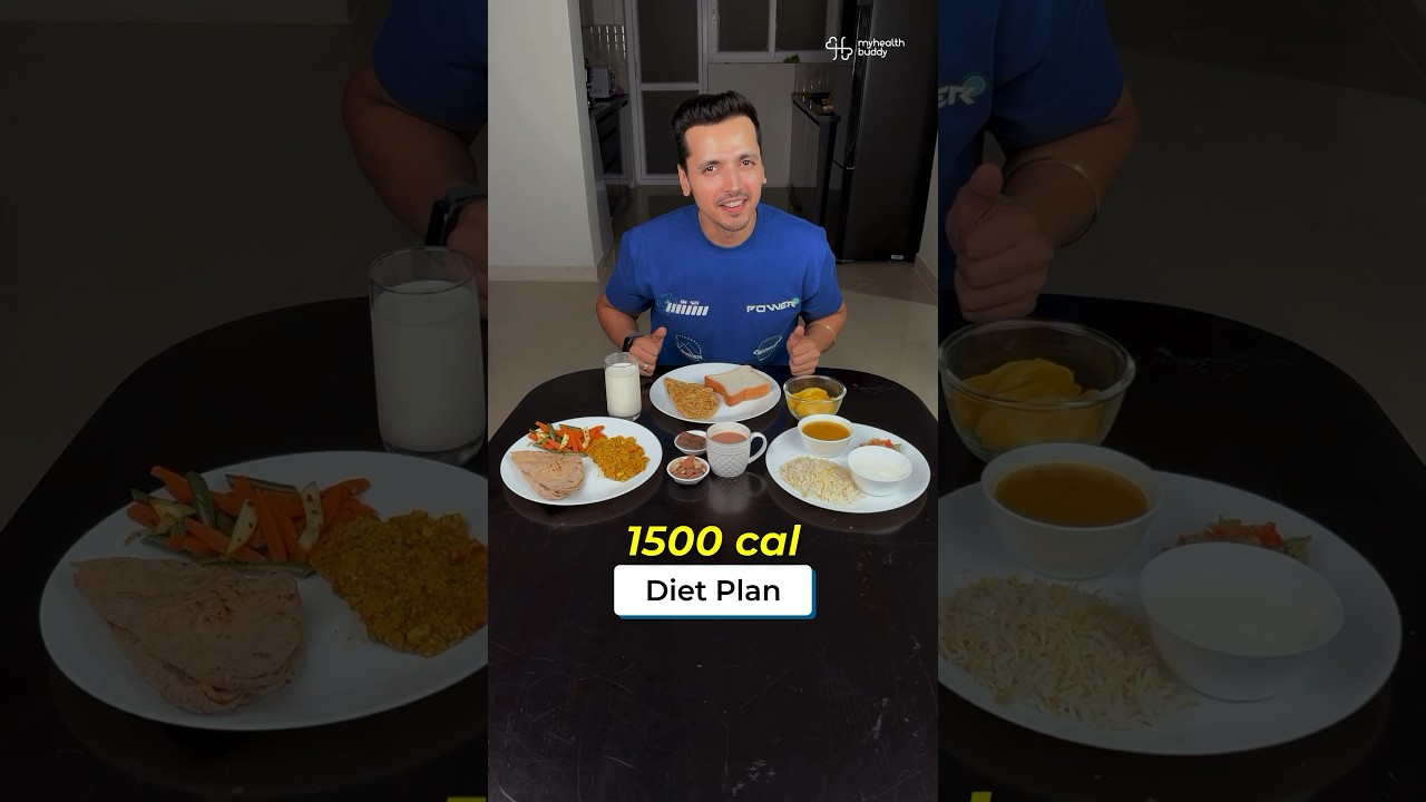 1500 calories Weight Loss Diet Plan (Indian Homemade Food)