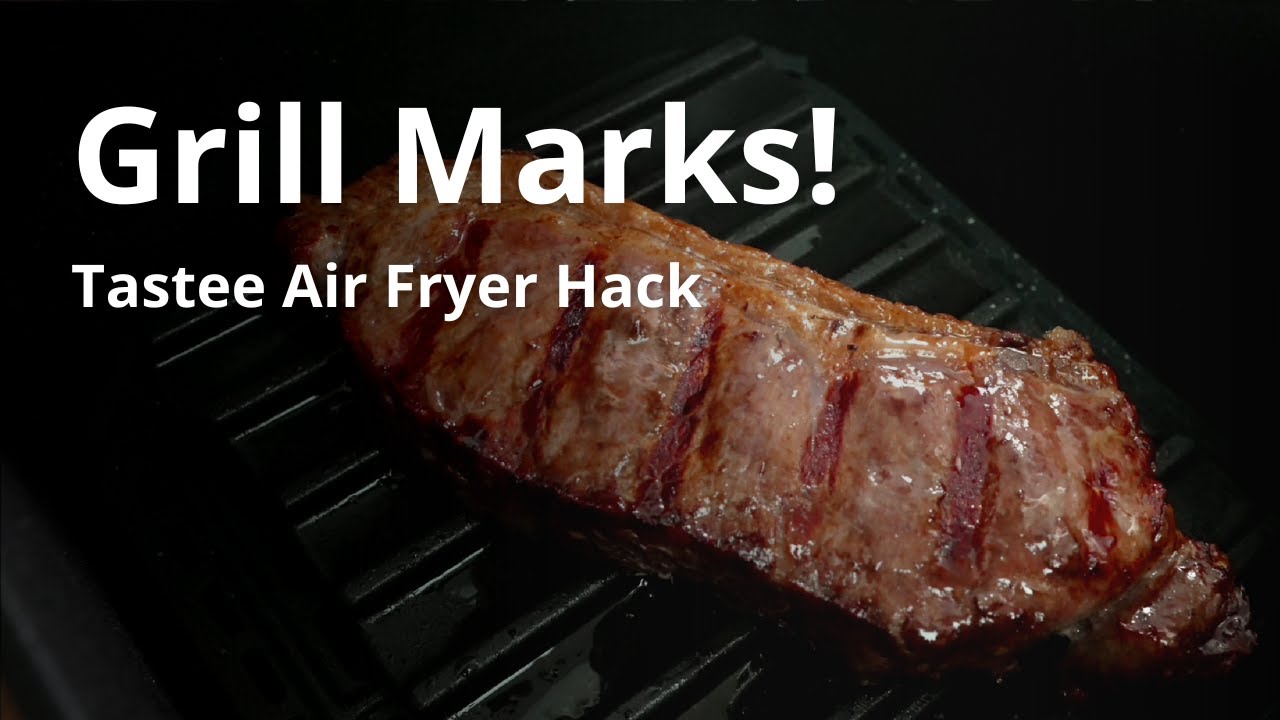 Perfect Grill Marks on Air Fryer Steak | Tastee Air Fryer Hack