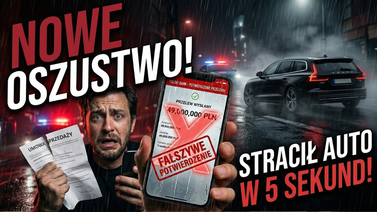 UWAGA NA TĘ METODĘ! Kluczyki oddane, konto puste. Ten błąd kosztował go auto!