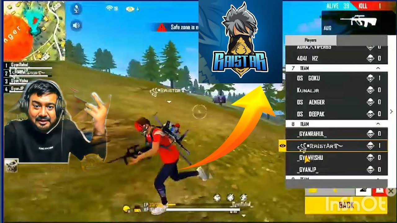 Raistar Tournament Highlights | Raistar vs BestPlayer || Free Fire Raistar op Gamp play video