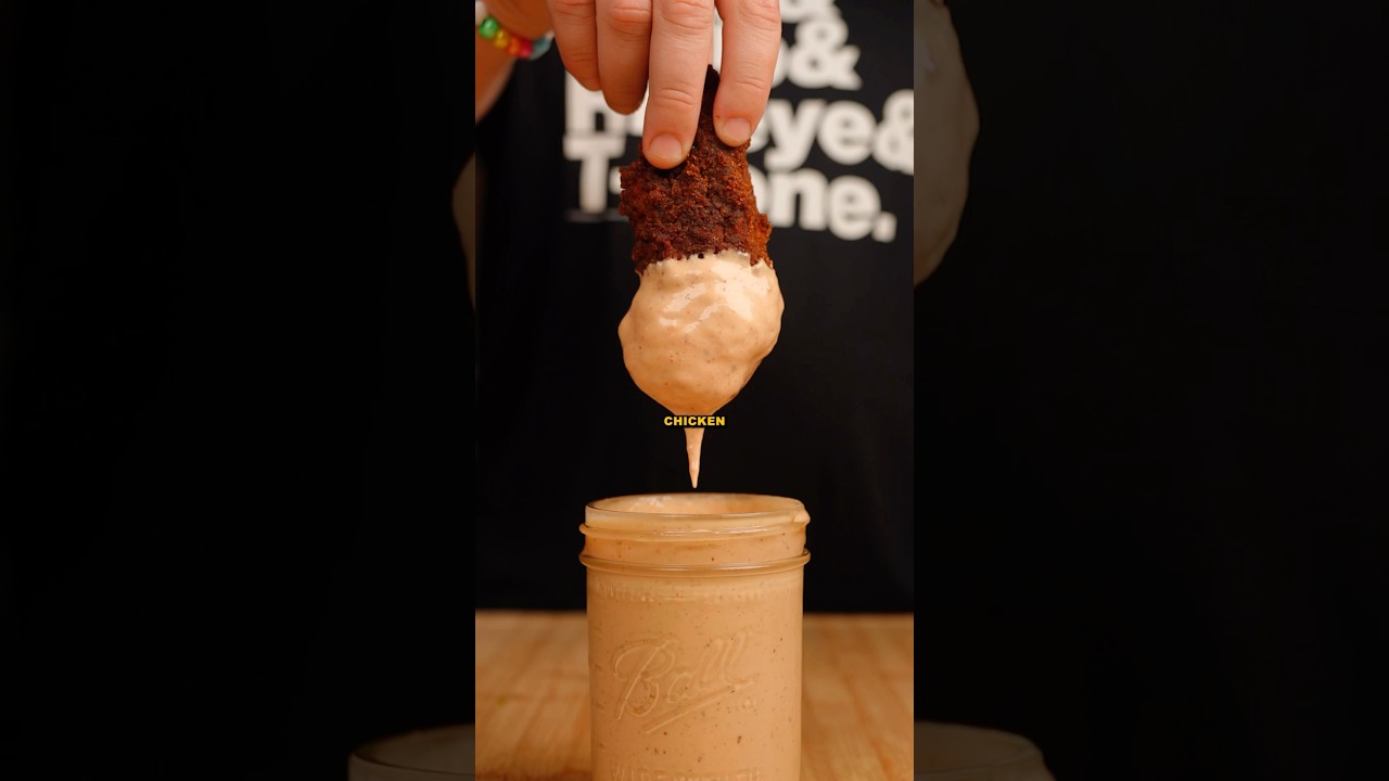 Dave&rsquo;s Hot Chicken Sauce #shorts #cooking #recipe #shortsasmr