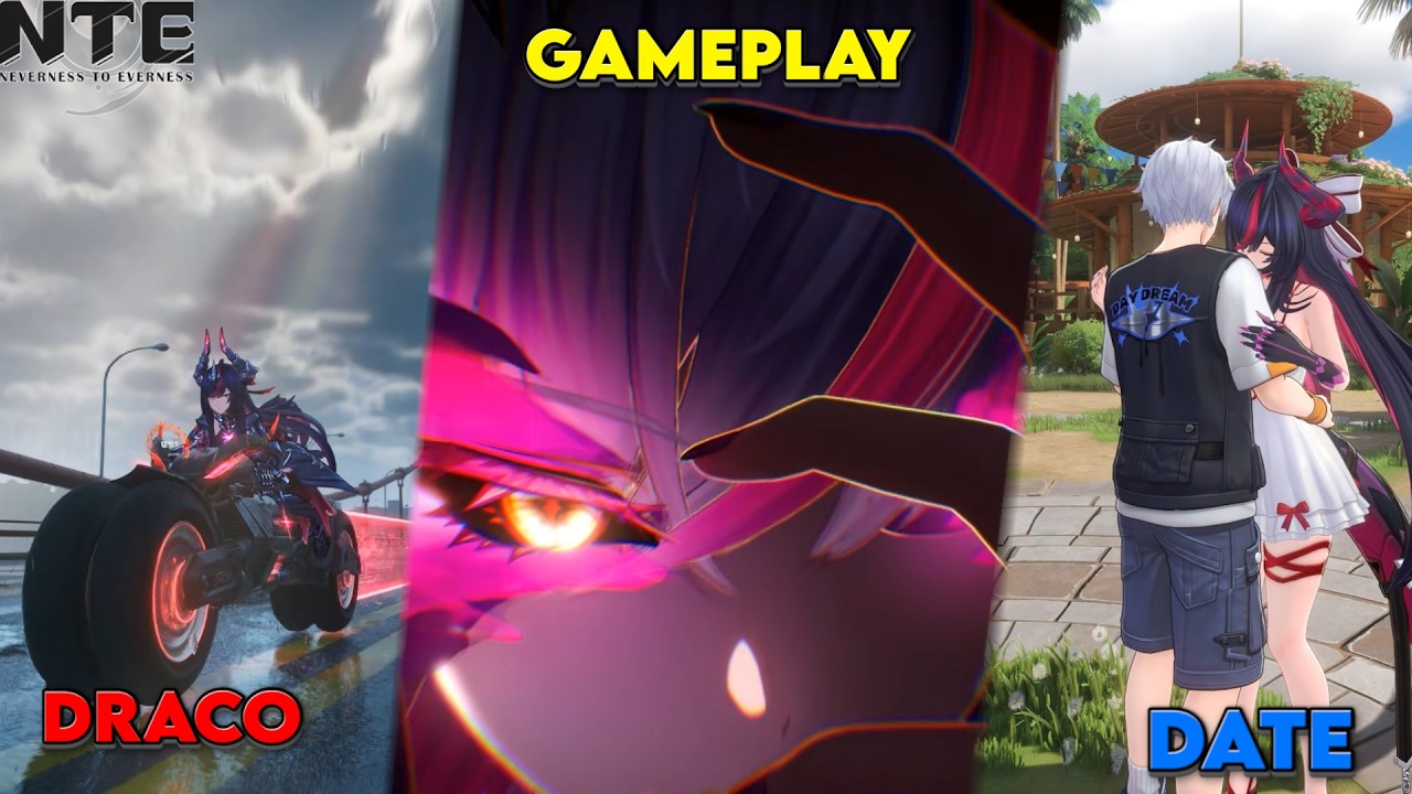 Shinku Interactions Slice of Life, Gameplay and Draco Showcase | NTE | Neverness to Everness