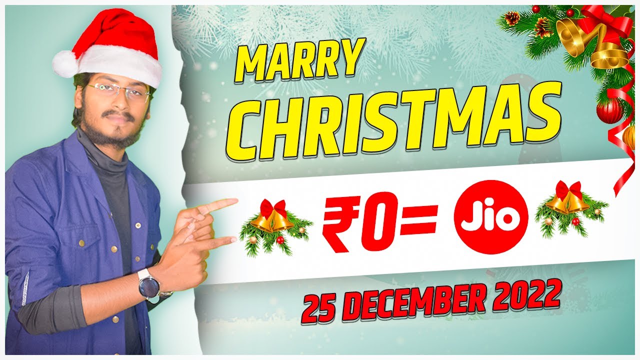 Jio Christmas Offer - 1GB Free Data Offer | Jio 25 December 2022 Offer