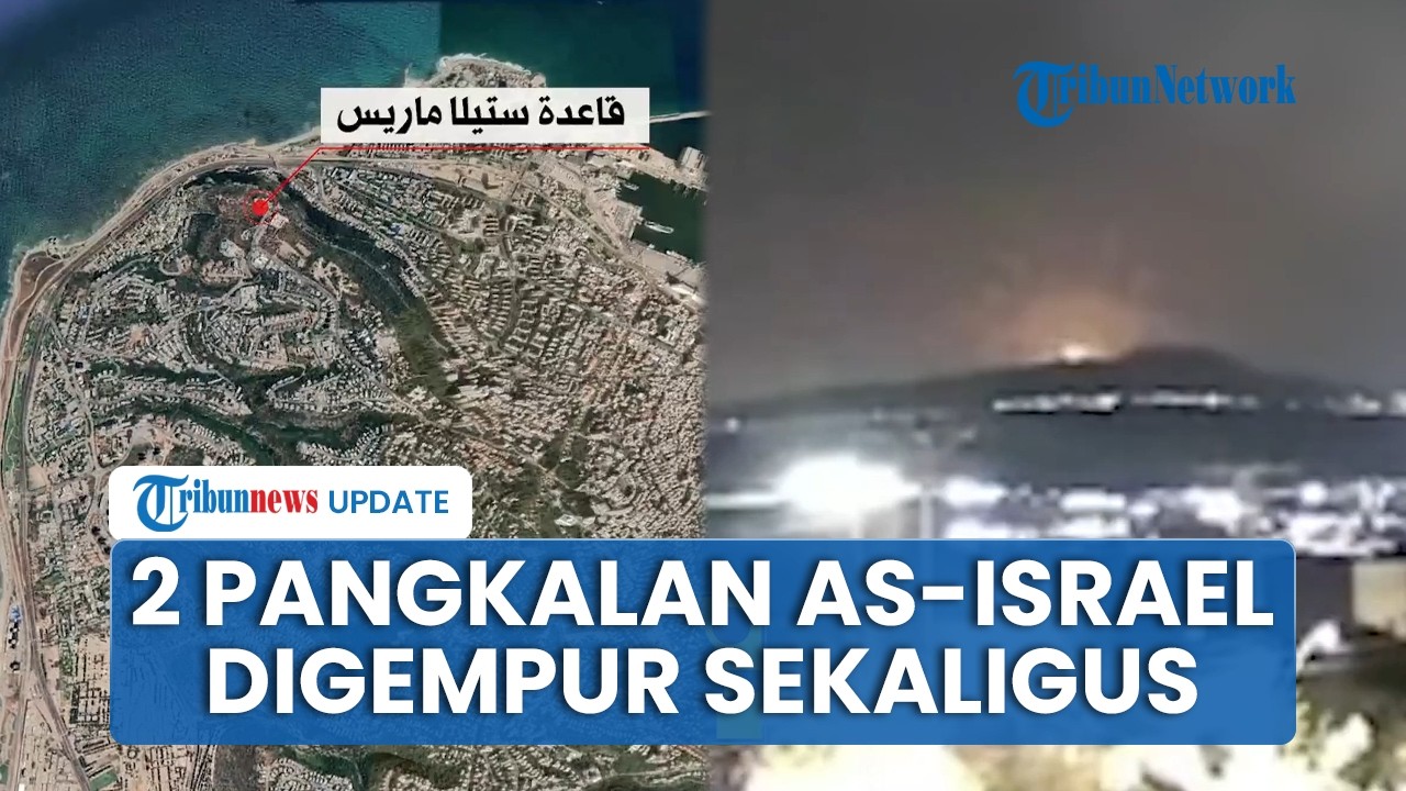 Rangkuman AS-Iran: 2 Pangkalan Terbesar AS & Israel Dibom, Iran Masif Pakai Rudal Pembasmi 1 Ton
