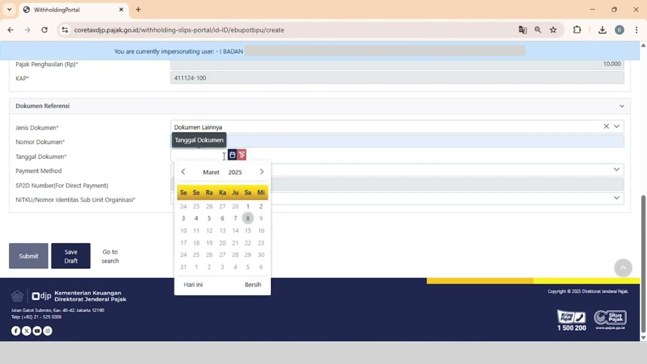 Tutorial Pembuatan eBupot, Billing Pajak dan Pelaporan SPT Masa, pph 23 di Coretax