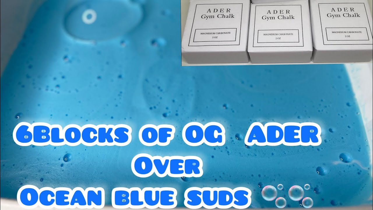 OG ADER BLOCKS AND BLUE SUDS 🫧🫧| ASMR| SUPER SATISFYING |