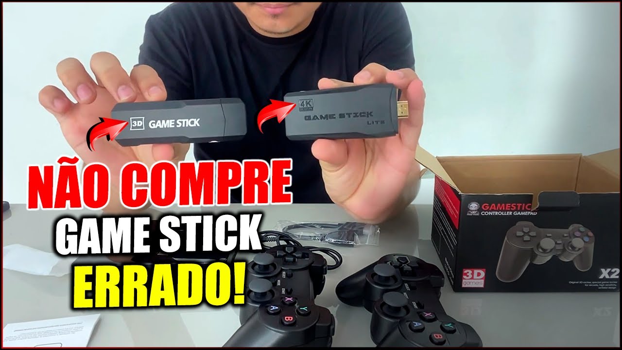 ATENÇÃO sobre O GAME STICK 4k X2 GD10 com MILHARES de JOGOS! QUAL O MELHOR GAMESTICK BOM PRA JOGAR?