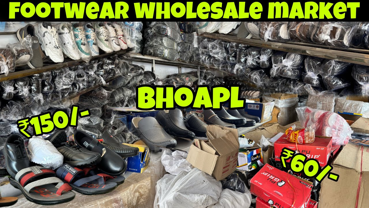 सबसे सस्ती Chappal Slipper Sandal Shoes | Footwear Wholesale Market in Bhopal Mp