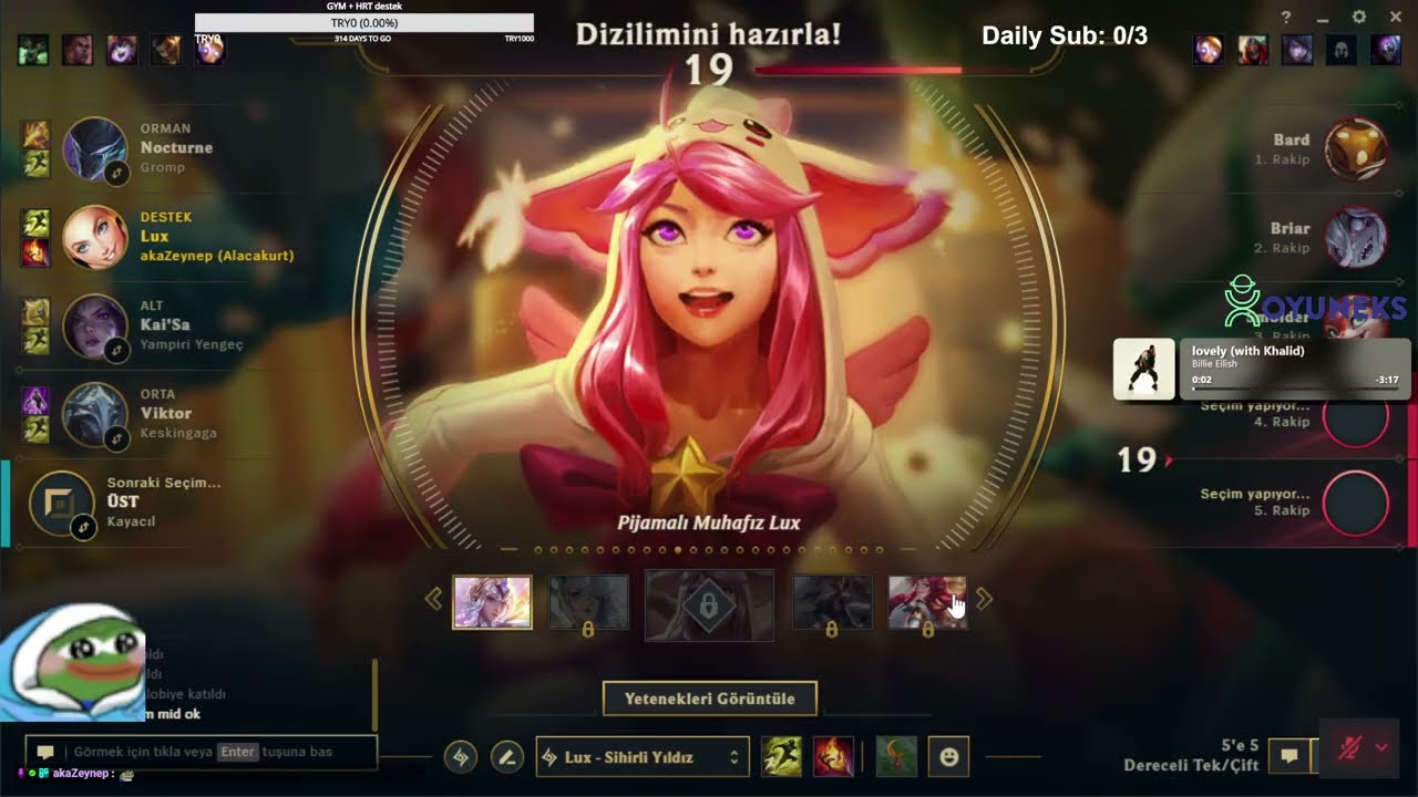 akaZeynep VOD: League of Legends Yayını | 19 Şubat 2026 2. Yayın