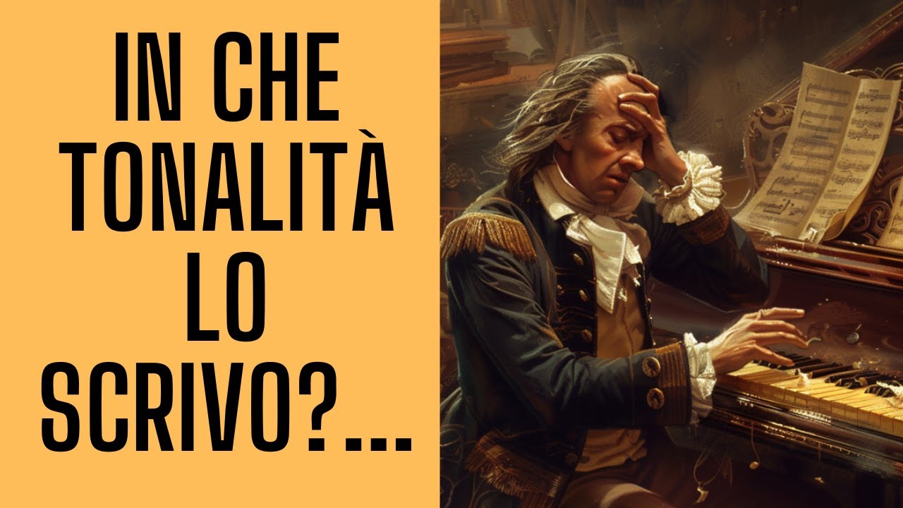 In che tonalità lo scrivo? Ovvero perché un compositore sceglie una data tonalità. 