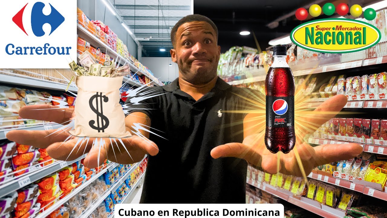 😱 CUBANO Visita LOS SUPERMERCADOS MAS CAROS DE REPUBLICA DOMINICANA 💰 En cuba IMPOSIBLE