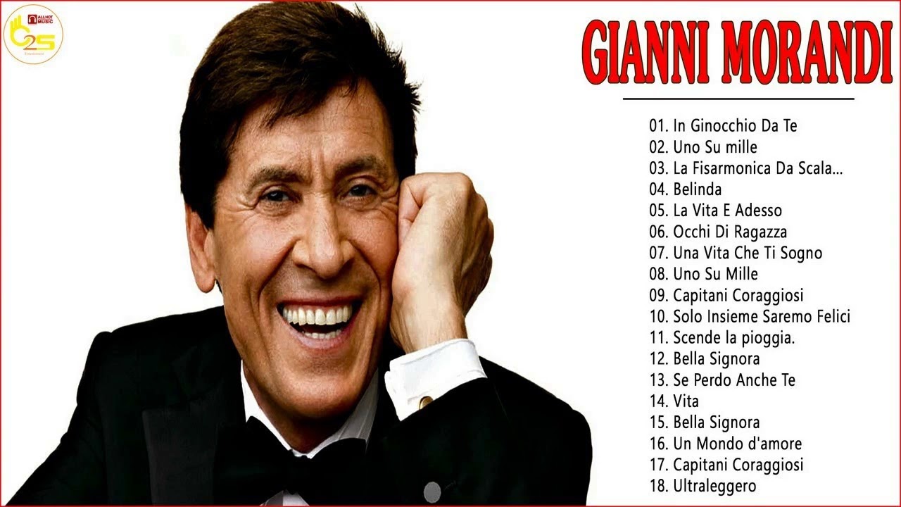 Best Of Gianni Morandi - Gianni Morandi concerto 2022 - Gianni Morandi Album Completo 2022
