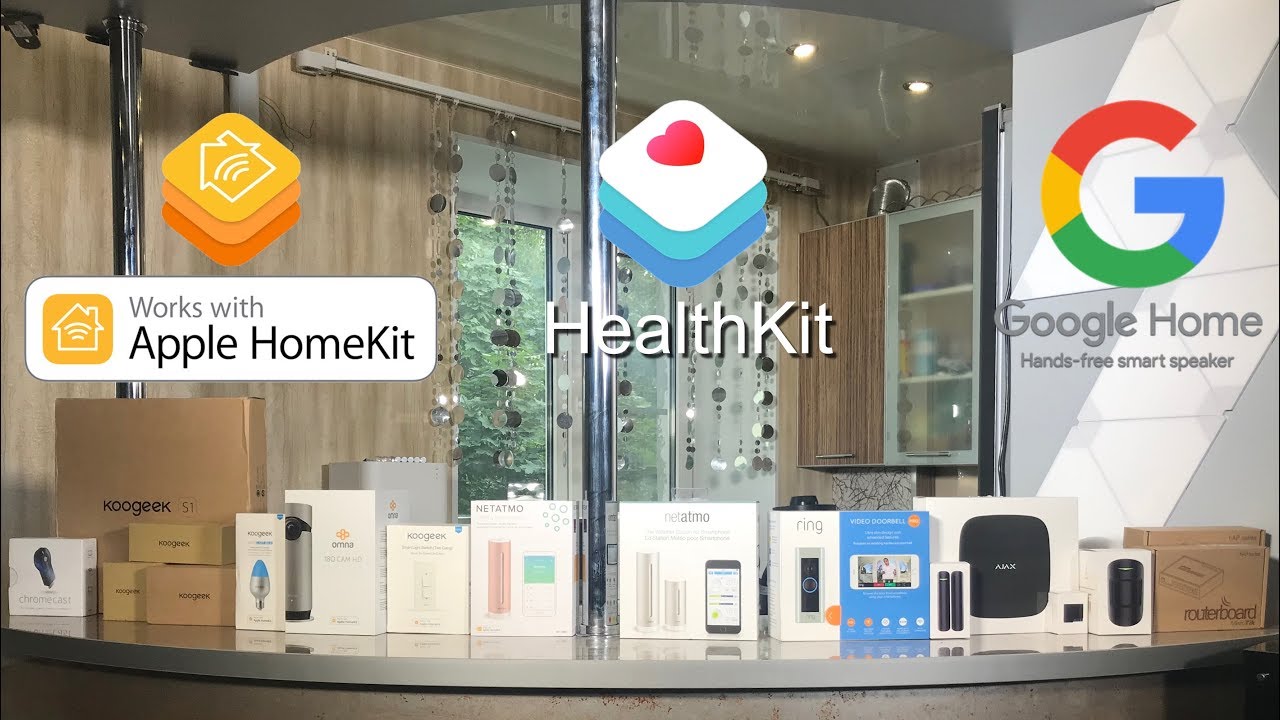 Умный дом apple HomeKit HealthKit Alexa Google Assistant - распакуем ?