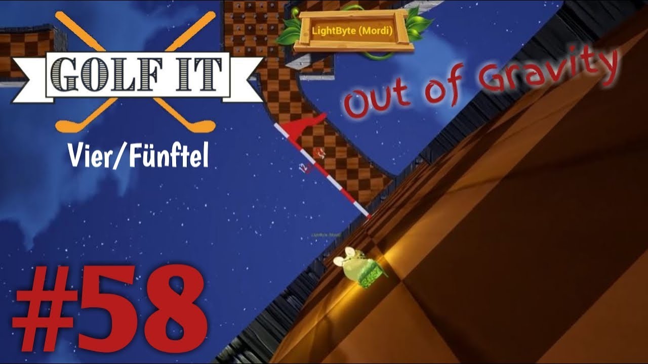 Die Map ist schwerelos * Golf It! 🎲 Vier/Fünftel 