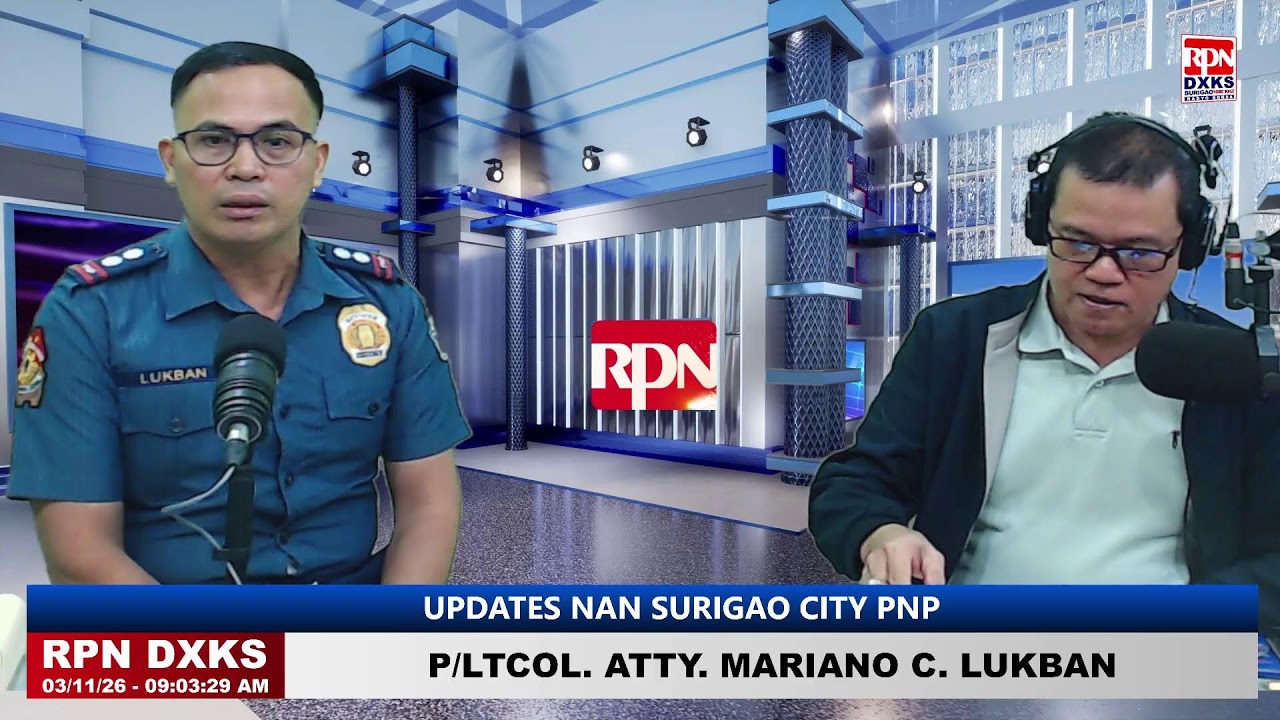 Updates nan SURIGAO CITY PNP | | MARCH 11, 2026