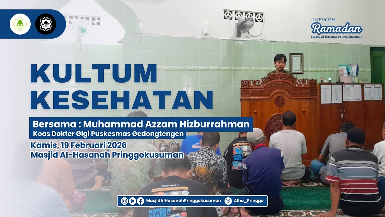 Kultum Kesehatan Puskesmas Gedongtengen 19 Februari 2026 | Muhammad Azzam Hizburrahman
