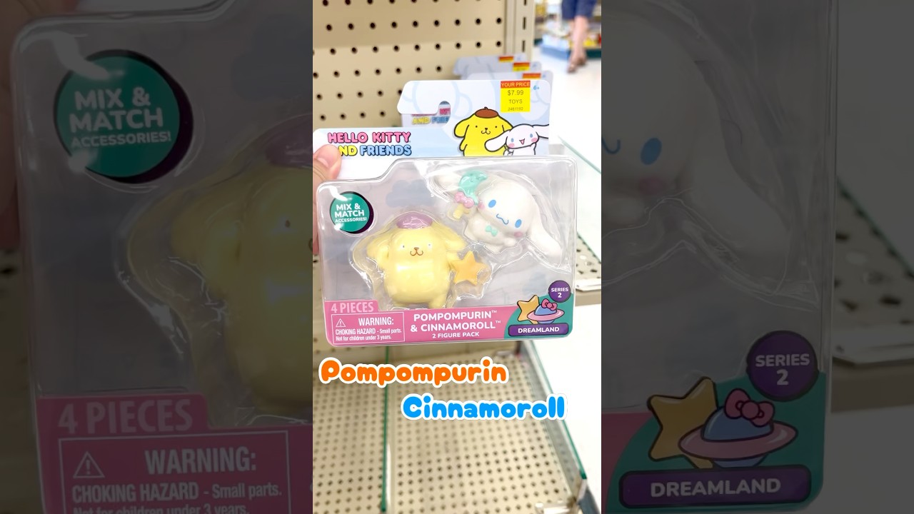 Sanrio Pens and Figures at Hobby Lobby! #sanrio #hobbylobby #hellokitty #cinnamoroll #kawaii #cute