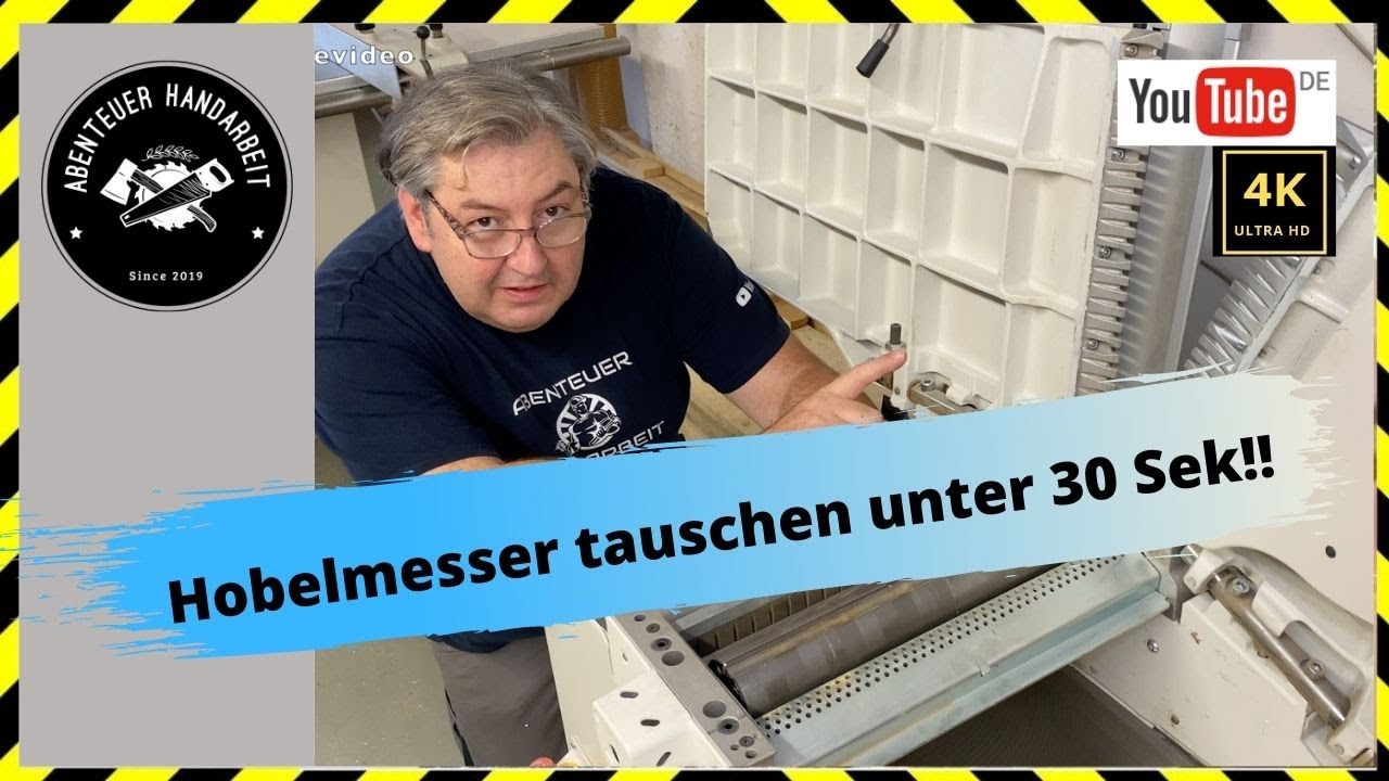 Hobelmesser  Tersa Wechsel unter 30 Sek! (kein Clickbait) 4K