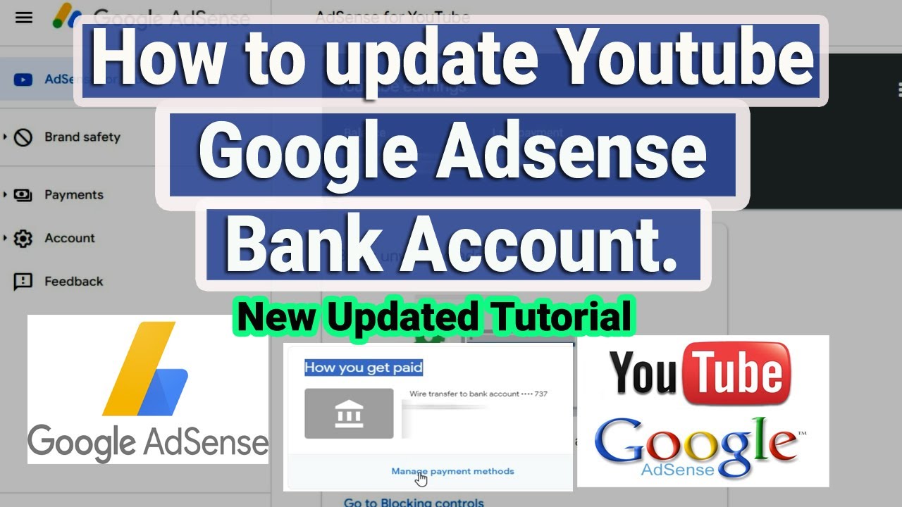 How to update Bank Account in Youtube Google Adsense | New updated Tutorial -Tagalog