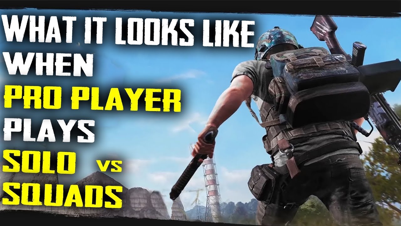 WHAT IT LOOKS LIKE : WHEN PRO PLAYER PLAYS SOLO vs SQUADS