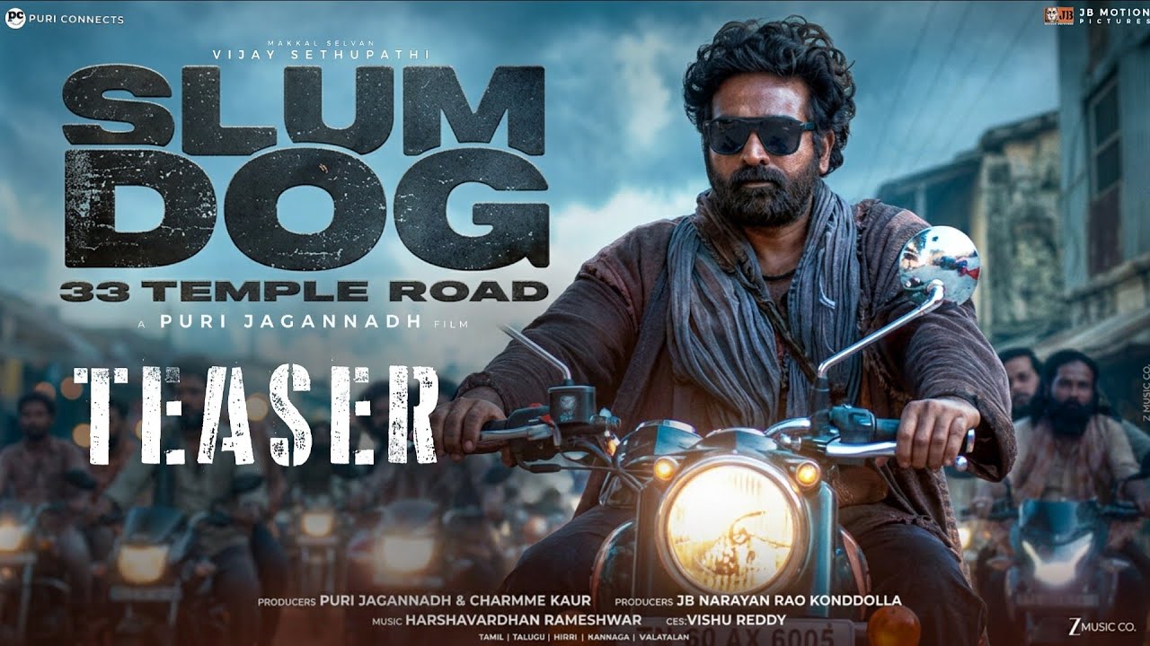 SLUM DOG &ndash; 33 Temple Road Teaser | Vijay Sethupathi | Puri Jagannadh | Tabu | Samyuktha |