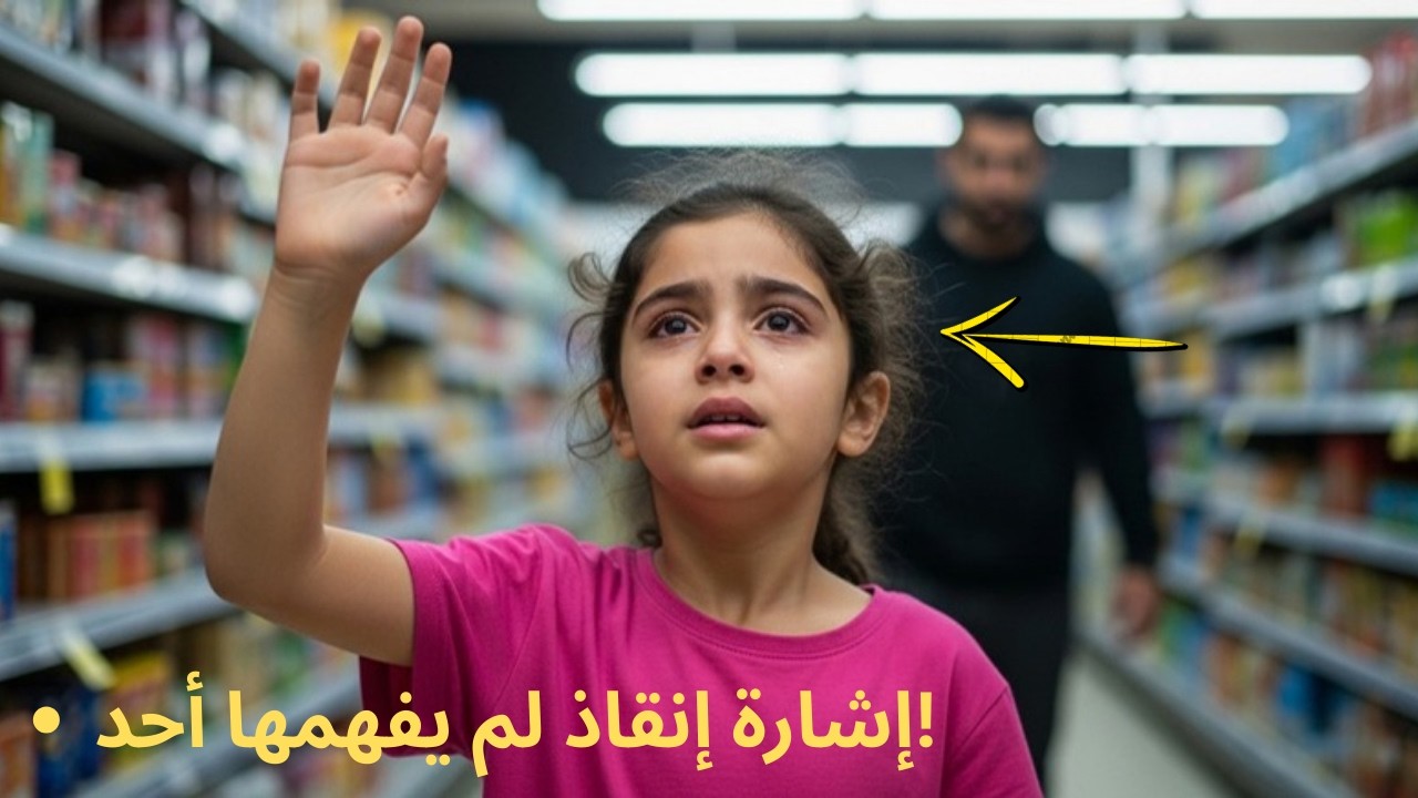 الطفلة العربية التي رفعت إشارة استغاثة… وصدم الجميع برد فعلها!