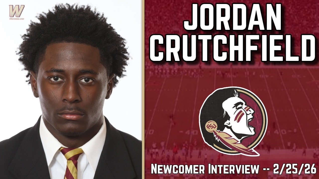 Jordan Crutchfield Newcomer Interview 2-25-26 | FSU Football | Florida State Football | Warchant TV