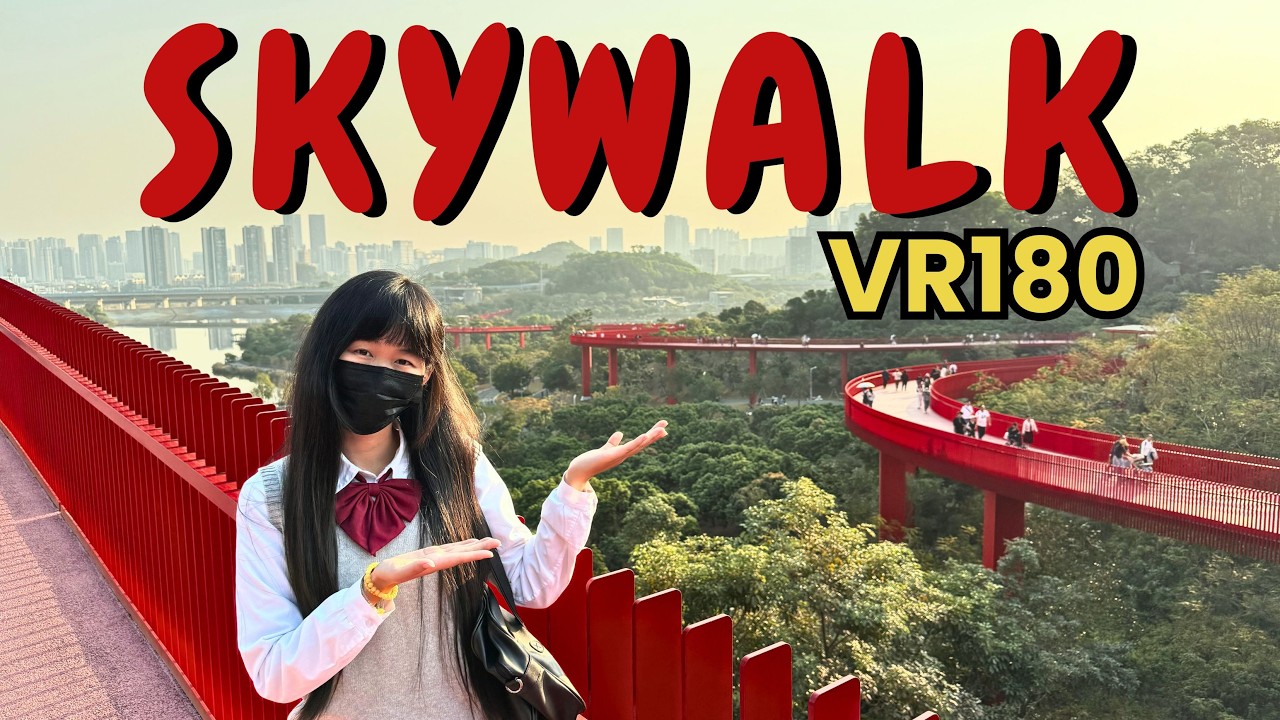 4000m red skywalk｜Relaxing｜China Travel｜SHENZHEN｜vr180cici