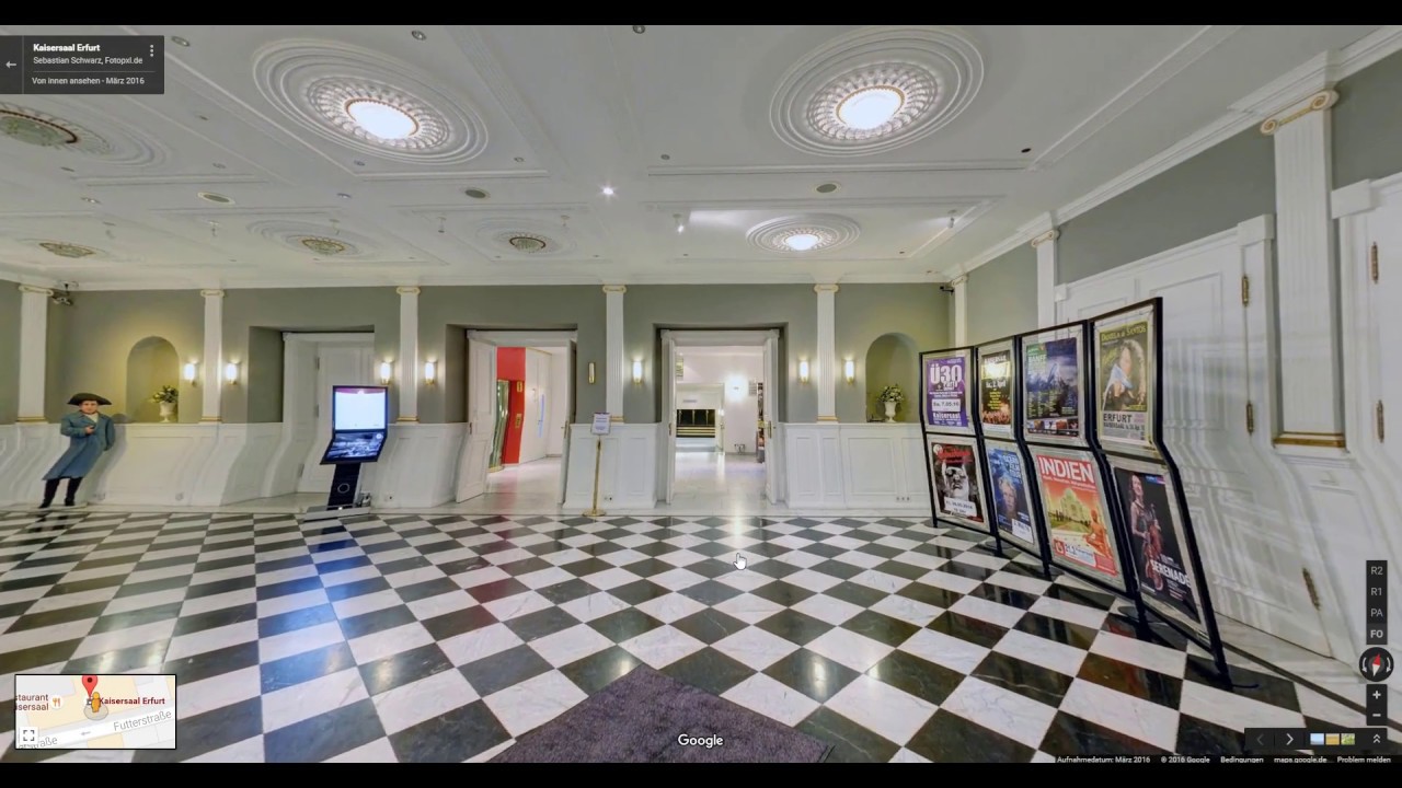 Virtueller 360&deg; Rundgang Kaisersaal Erfurt