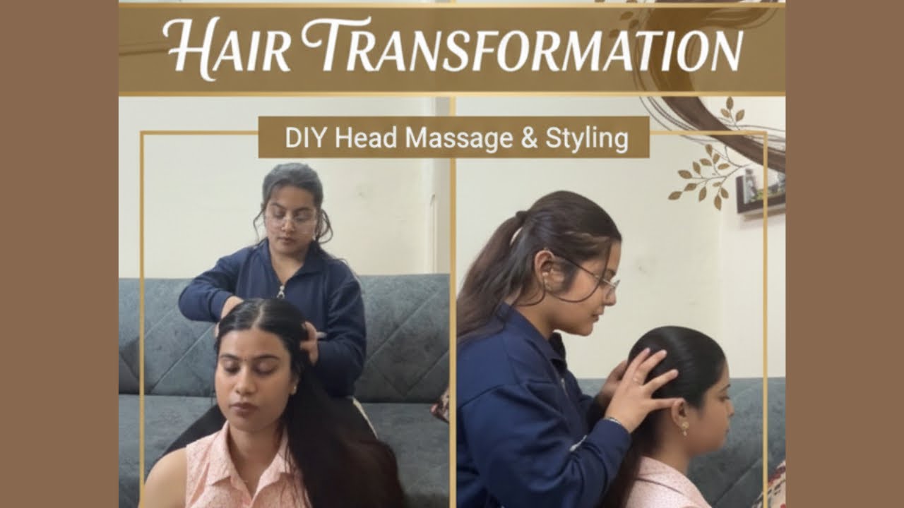 How to Get Salon-Style Hair at Home: Easy DIY Head Massage & Styling
