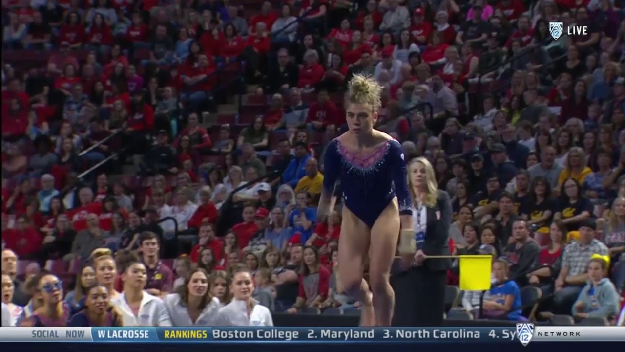 Pauline Tratz 2019 Floor at Pac-12 Championships 9.950