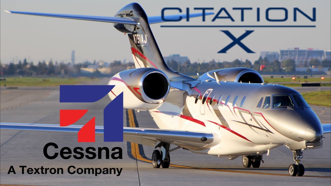 HD Absolutly Beautiful Cessna 750 Citation X N751AJ Takeoff from San Jose International Airport