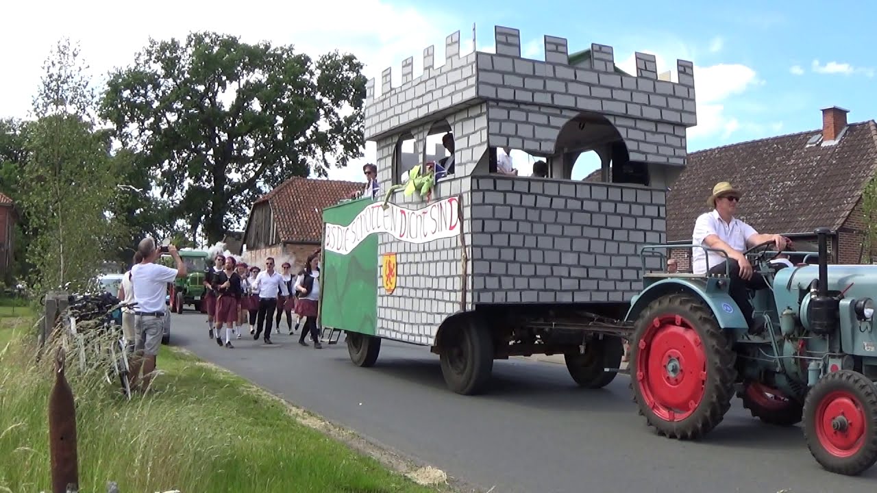 Schützenfest in Eicklingen 2019 - Umzug komplett Eicklingen nach Sandlingen-Link in der Beschreibung