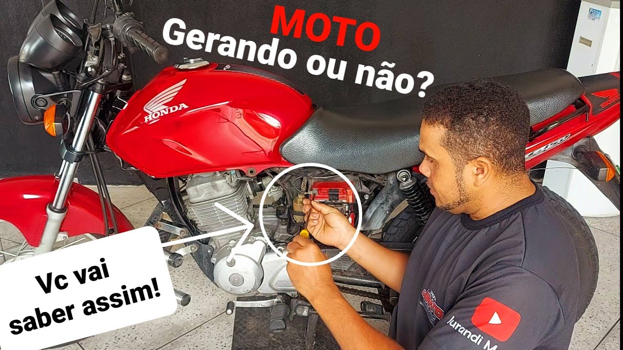 Como saber se a moto estar gerando sem equipamento especial
